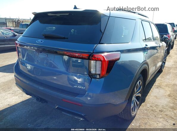 1FMUK8KH3SGC85599 2025 FORD EXPLORER Серый Задняя правая четверть