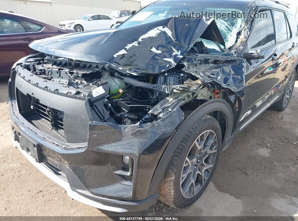 1FMWK7HC7SGC40132 2025 FORD EXPLORER Black Դիմացի տեսք