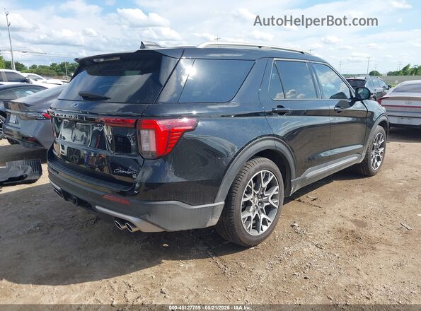 1FMWK7HC7SGC40132 2025 FORD EXPLORER Black Հետևի աջ