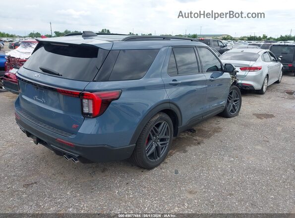 1FMWK8GC0SGC43039 2025 FORD FORD EXPLORER Blue Задня права чверть