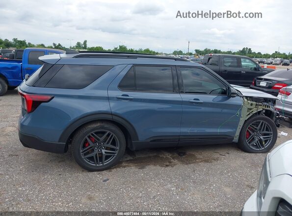 1FMWK8GC0SGC43039 2025 FORD FORD EXPLORER Blue Панорамний вид салону 360°