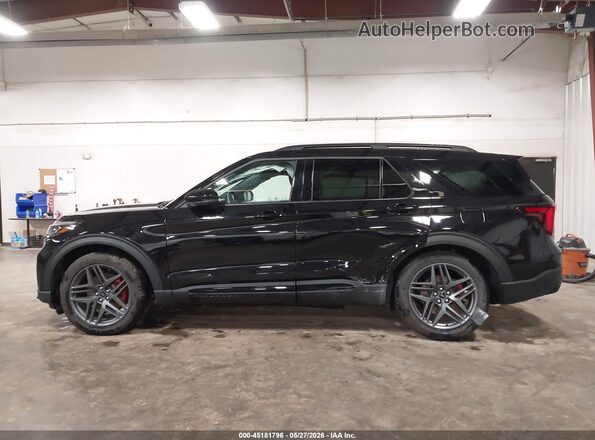 1FMWK8GC1SGC92881 2025 FORD EXPLORER Black Սալոնի 360 աստիճան տեսք