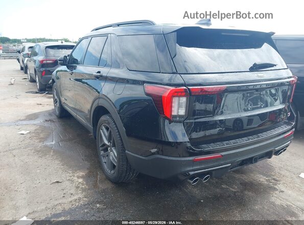 1FMWK8GC1SGC96509 2025 FORD EXPLORER Черный Задняя левая четверть