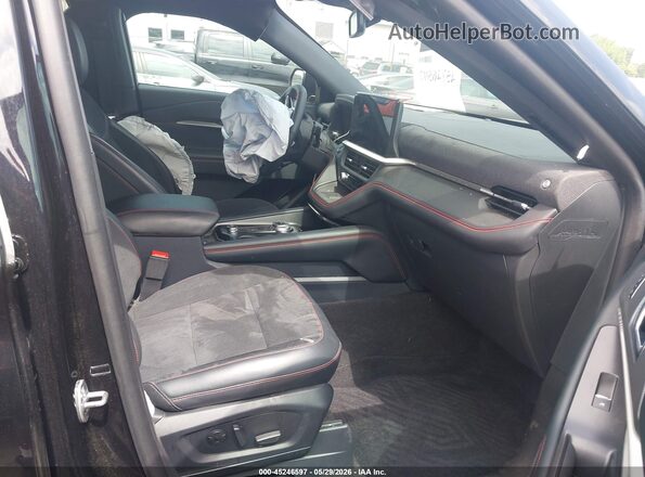 1FMWK8GC1SGC96509 2025 FORD EXPLORER Черный Вид салона спереди