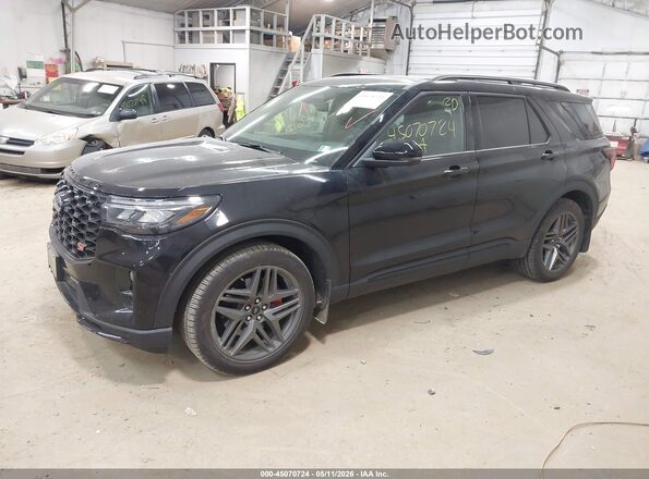 1FMWK8GC1TGA95131 2026 FORD FORD EXPLORER Black წინა მარცხენა ხედი სამი მეოთხედიდან