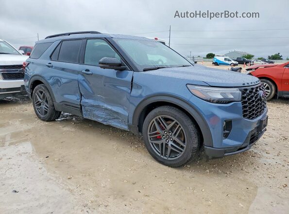 1FMWK8GC5SGC16581 2025 FORD EXPLORER Синий Передняя правая четверть