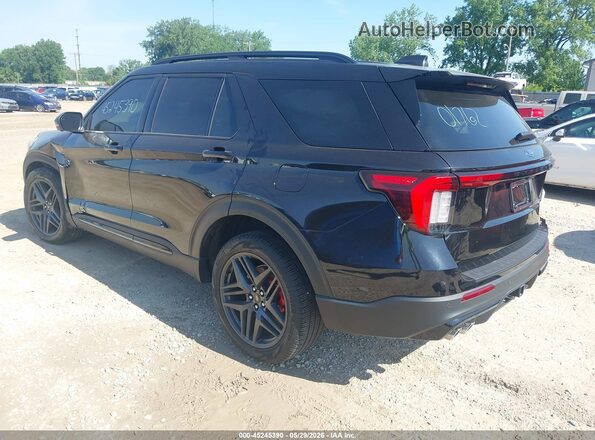 1FMWK8GC8SGA01762 2025 FORD EXPLORER Black Rear left