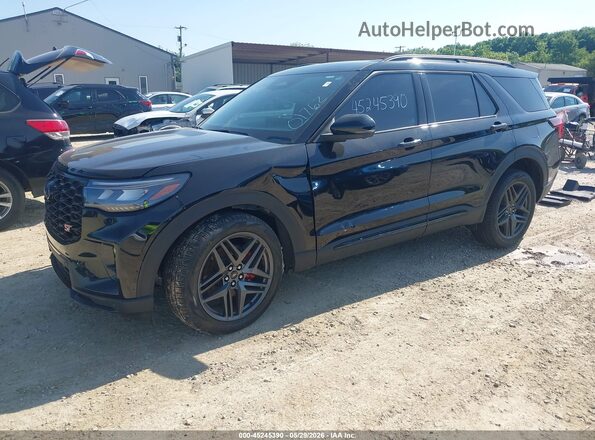 1FMWK8GC8SGA01762 2025 FORD EXPLORER Black Front left