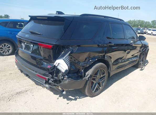 1FMWK8GC8SGA01762 2025 FORD EXPLORER Black Rear right