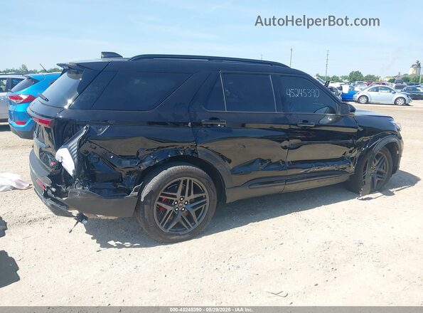 1FMWK8GC8SGA01762 2025 FORD EXPLORER Black Front view