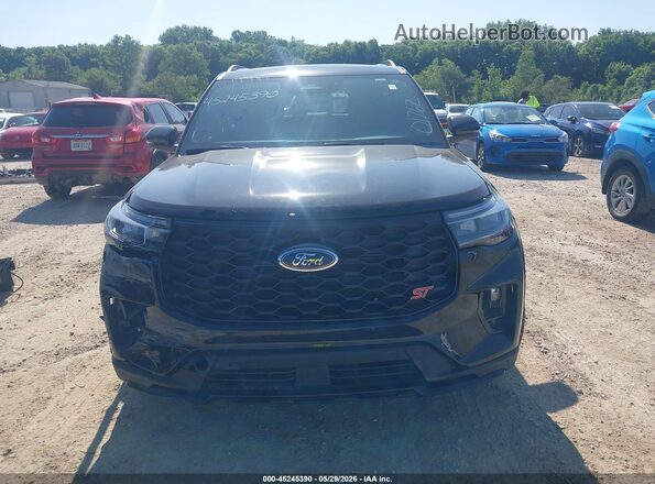 1FMWK8GC8SGA01762 2025 FORD EXPLORER Black Dashboard view
