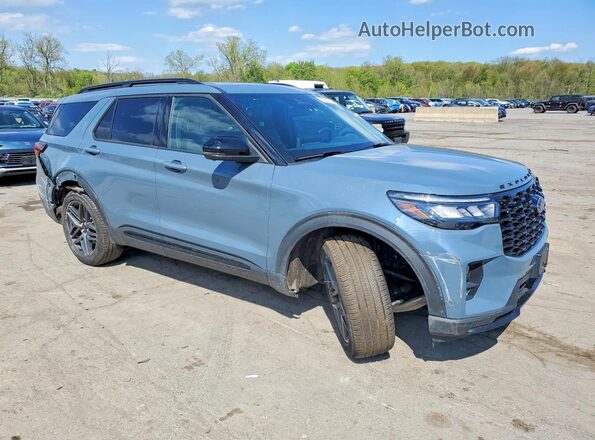 1FMWK8GC9SGC52645 2025 FORD EXPLORER Gray Przód prawy