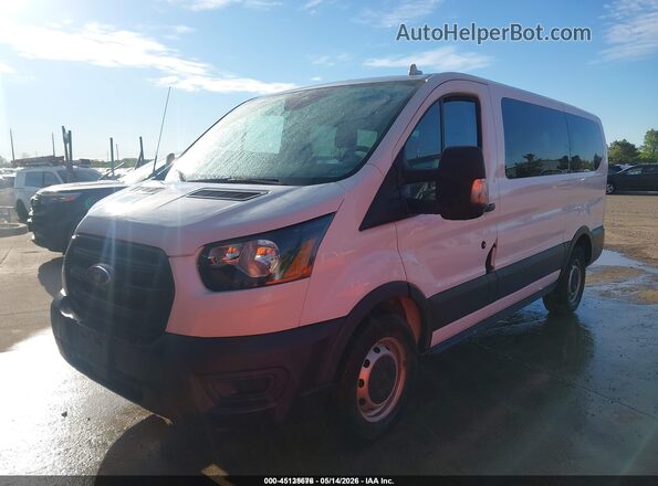 1FMZK1Y8XLKA84902 2020 FORD TRANSIT-150 PASSENGER VAN White Przód lewy
