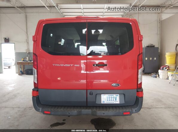 1FMZK1YM2JKB42463 2018 FORD TRANSIT-150 Red 