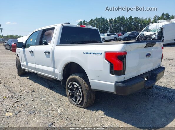 1FT6W1EV3PWG58485 2023 FORD F-150 LIGHTNING White უკანა მარცხენა