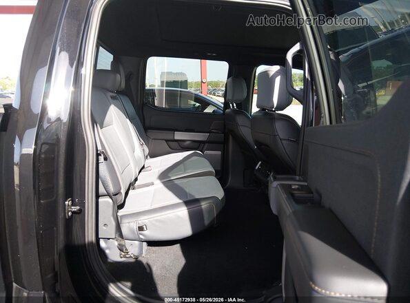 1FT6W5L75SWG06876 2025 FORD F-150 LIGHTNING Black Widok tylnych siedzeń