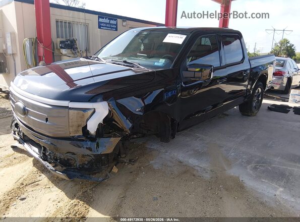 1FT6W5L75SWG06876 2025 FORD F-150 LIGHTNING Black Przód lewy
