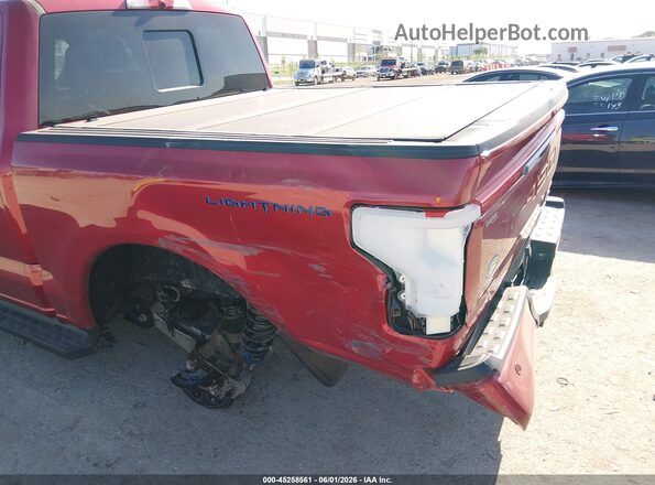 1FT6W7L77RWG04391 2024 FORD F-150 LIGHTNING Red Вид спереду