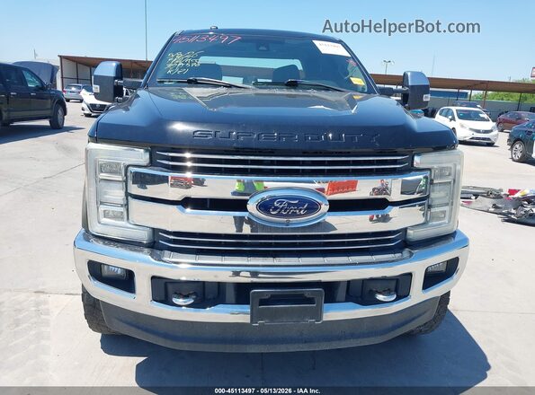 1FT7W2B61HEF05537 2017 FORD F-250 Black Вид задньої частини салону