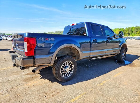 1FT7W2B61KED80224 2019 FORD F250 Синий Задняя правая четверть