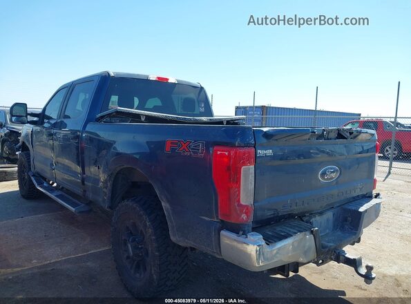 1FT7W2B61KED81583 2019 FORD F-250 Dark Blue Задняя левая четверть