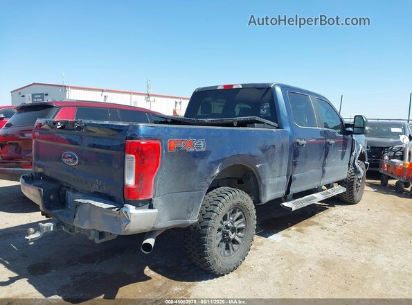 1FT7W2B61KED81583 2019 FORD F-250 Dark Blue Задняя правая четверть