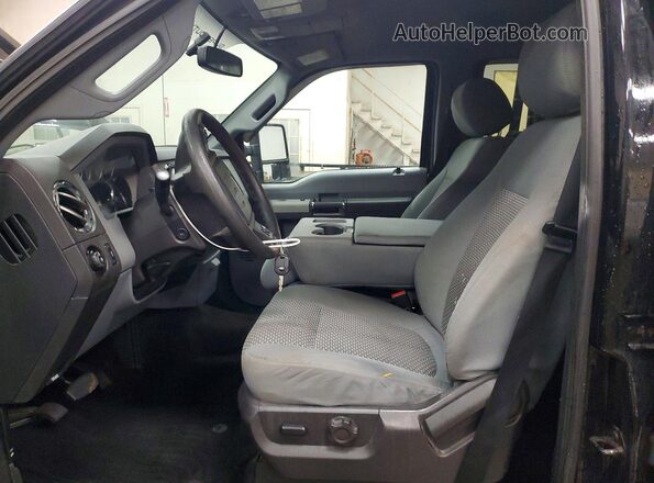1FT7W2B63GEC40781 2016 FORD F250 Black Widok wnętrza z przodu