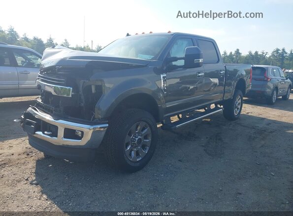 1FT7W2B64KED05453 2019 FORD F-250 Gray Front left