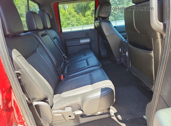 1FT7W2B66GED07812 2016 FORD F250 Красный Вид задних сидений