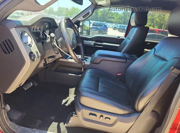 1FT7W2B66GED07812 2016 FORD F250 Красный Вид салона спереди