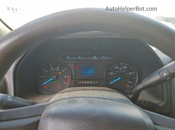 1FT7W2B66JEC85950 2018 FORD F250 White Instrument cluster view