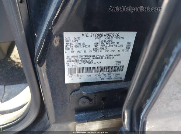 1FT7W2B67GEA07728 2016 FORD F-250 Black Շարժիչի բաժամունքի տեսք