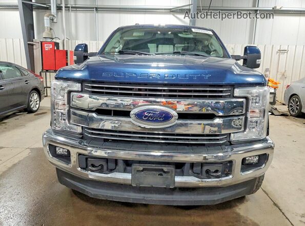1FT7W2B67HED26662 2017 FORD F250 Blue Front view