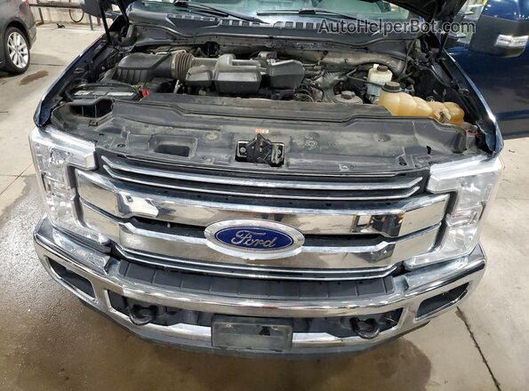 1FT7W2B67HED26662 2017 FORD F250 Blue Rear interior view