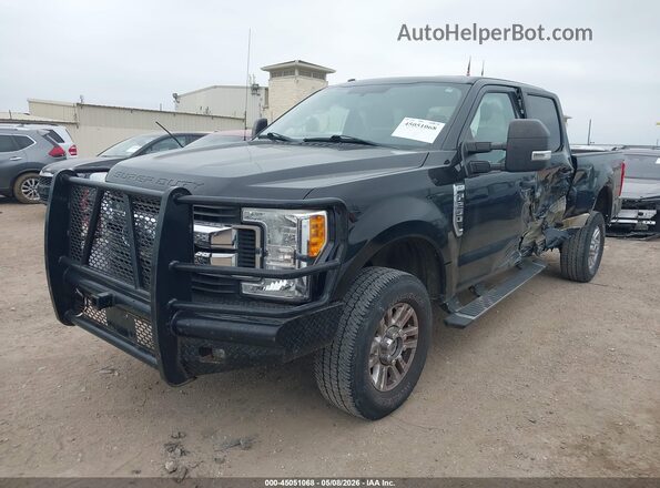 1FT7W2B6XHEE63045 2017 FORD F-250 Black Առջևի ձախ երեք քառորդ տեսարան