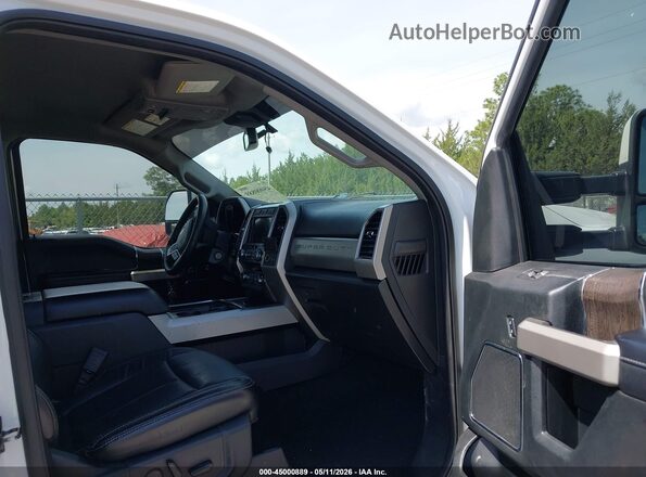 1FT7W2B6XLED44940 2020 FORD F-250 White Front interior view