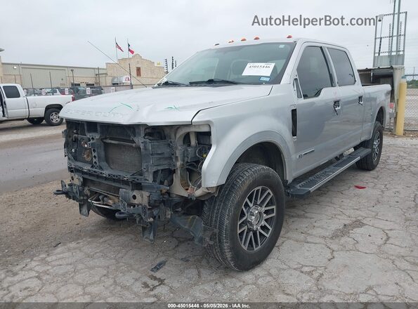 1FT7W2BT0HEF46862 2017 FORD F-250 Silver Առջևի ձախ երեք քառորդ տեսարան