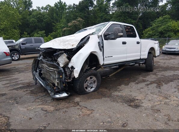 1FT7W2BT0KEC74174 2019 FORD F-250 White წინა მარცხენა ხედი სამი მეოთხედიდან