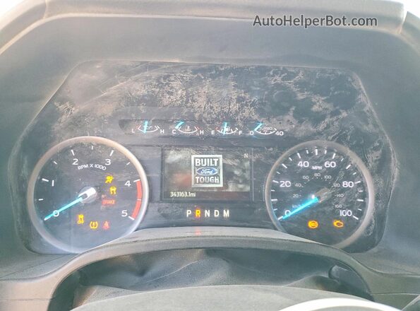 1FT7W2BT0LED35461 2020 FORD F250 Белый Вид щитка приборов