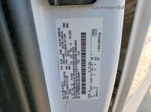 1FT7W2BT0LED35461 2020 FORD F250 Белый Вид подкапотного пространства