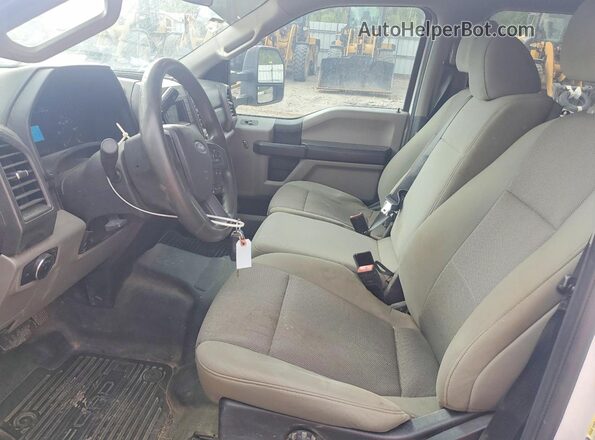 1FT7W2BT0LEE25094 2020 FORD F250 White Widok wnętrza z przodu