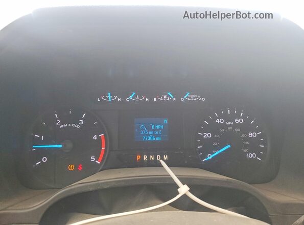1FT7W2BT0LEE25094 2020 FORD F250 White Widok zestawu wskaźników