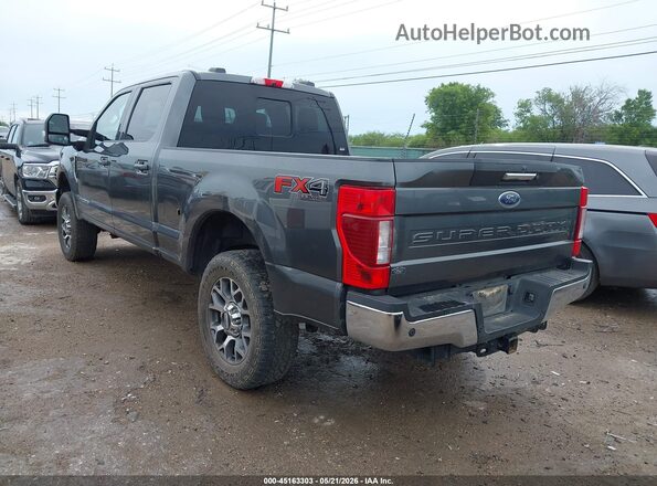 1FT7W2BT0LEE84386 2020 FORD F-250 Gray Trasero izquierdo