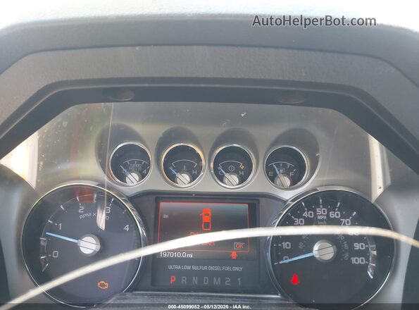 1FT7W2BT1GED18304 2016 FORD F-250 Белый Вид задних сидений