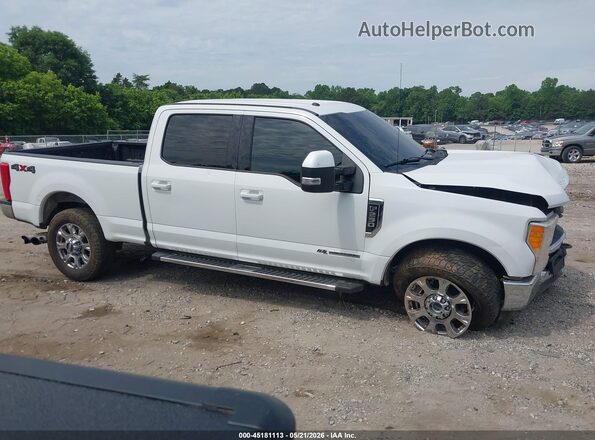 1FT7W2BT1HED44371 2017 FORD F-250 White Вид задньої частини салону