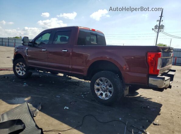 1FT7W2BT1HEE91936 2017 FORD F250 Burgundy Задня ліва чверть