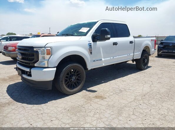 1FT7W2BT1NEE90930 2022 FORD F-250 White წინა მარცხენა ხედი სამი მეოთხედიდან