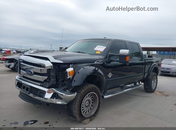 1FT7W2BT2GEA49018 2016 FORD F-250 Black Առջևի ձախ երեք քառորդ տեսարան