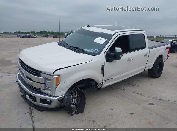 1FT7W2BT2KEE40131 2019 FORD F-250 White Առջևի ձախ երեք քառորդ տեսարան