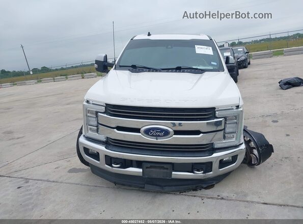 1FT7W2BT2KEE40131 2019 FORD F-250 White Սարքավորումների վահանակի տեսք